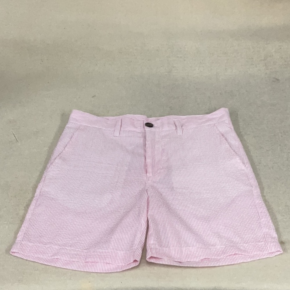EUC Mens Southern Proper pink and white striped shorts